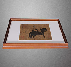 临夏书画装裱配框服务案例